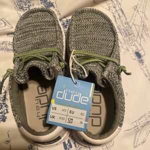 Hey Dude - Walley youth Sox stone white size kids 11